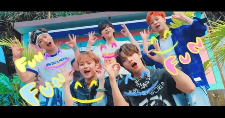 のインスタグラム：「ORβIT「FUN」のMVが公開されました！  この曲はテレビ朝日系列、毎週月曜日から木曜日の0時45分から放送中の「おねがい！ランキングpresentsそだてれび」の5月度のエンディングテーマとして放送されてます！  そちらも見てね！   #ORβIT  #E‪α‬rth  #FUN」