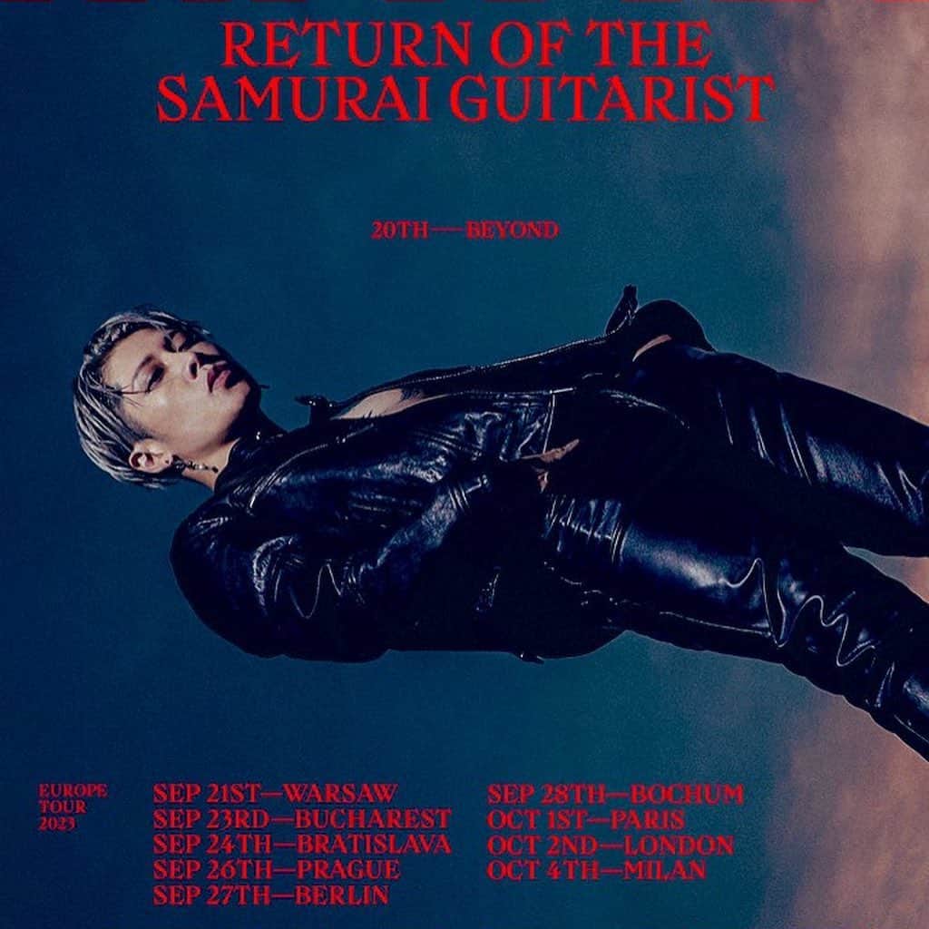 雅-MIYAVI-さんのインスタグラム写真 - (雅-MIYAVI-Instagram)「Now the gate is open… Come on in.  🪐  #Repost @kinetic_vibe ・・・ 🚨 TICKETS SALES NOW OPEN  Tickets for MIYAVI’s new adventure in Europe, “Return of the Samurai Guitarist: 20th & Beyond Tour 2023”, are now on sale at www.miyavi.com  🔥 VIP Upgrades are also available and include: - First entrance to the venue - Laminate pass - Solo selfie with Miyavi - Limited-edition present from Miyavi - A special autographed 8x10 photo by Miyavi limited to the first 25 purchasers *Please notice that Vip Tickets Upgrades DO NOT include General Entry Ticket.  For EU stops press inquiries contact: press@kineticvibe.net  @miyavi_staff #MIYAVI #EuropeTour #20thAndBeyond #ReturnOfSamuraixxxxx」5月22日 20時16分 - miyavi_ishihara