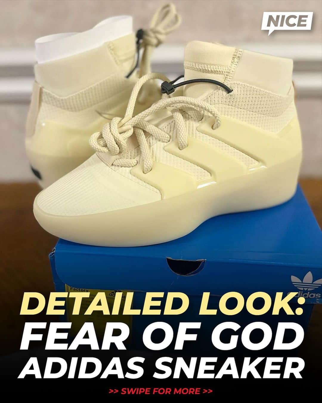 Nice Kicksさんのインスタグラム写真 - (Nice KicksInstagram)「Sneak peek of what adidas and Fear of God have on the way 👀」5月23日 7時00分 - nicekicks