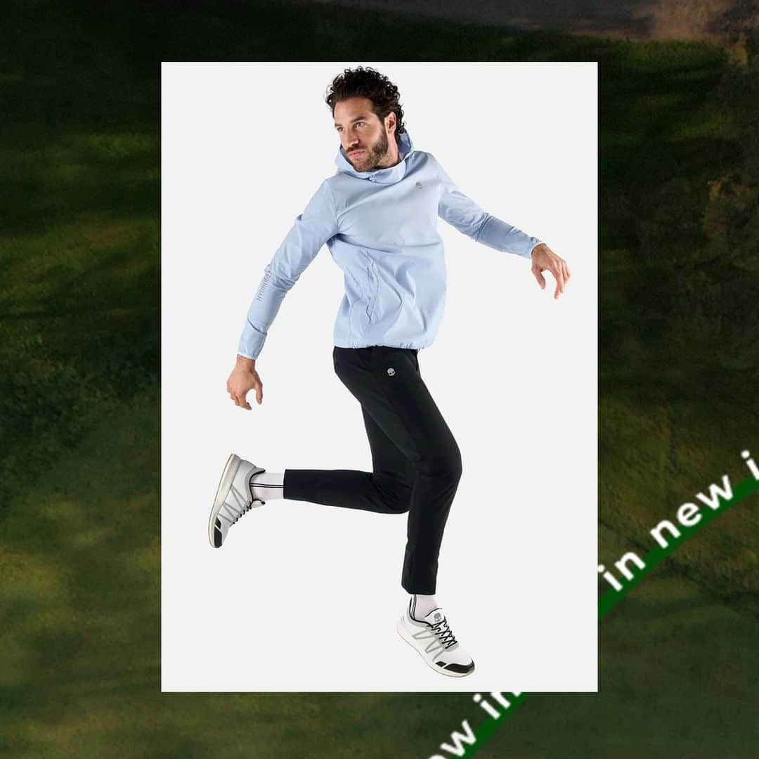 のインスタグラム：「⛳💥It's time to upgrade your golf apparel with our revolutionary new collection.  link in bio | hydrogen.it  #hydrogen_official #luxurysportwear #golfuniform #golfss23」