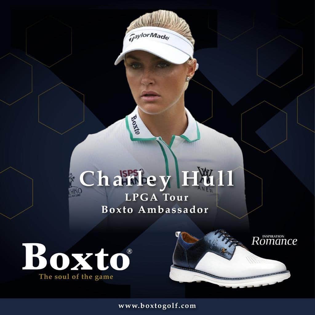 チャーリー・ハルさんのインスタグラム写真 - (チャーリー・ハルInstagram)「Im excited to announce my new partnership with Boxto @boxtogolf who specialise in handcrafted leather golf shoes, delivering quality, design and performance 👟⛳️✨ #teamboxto」5月23日 0時06分 - charley.hull
