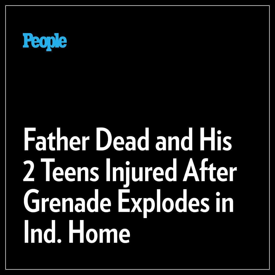 People Magazineさんのインスタグラム写真 - (People MagazineInstagram)「Bryan Niedert, his 18-year-old daughter and 14-year-old son were sorting through a grandfather's belongings when someone came upon the grenade and pulled the pin, according to Sheriff Oscar Martinez Jr. Read the full story at the link in our bio.」5月23日 0時32分 - people