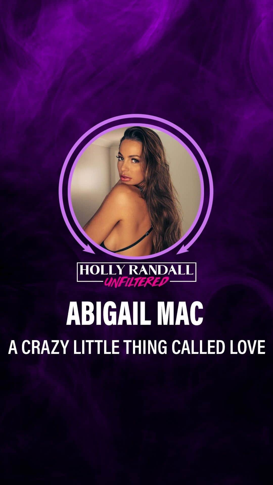 Abigail Macのインスタグラム：「If you ask Abigail Mac @msabigailmac, nothings crazier than getting tied down! #hollyrandallunfiltered #abigailmac #podcast #love #throwback #youtube」