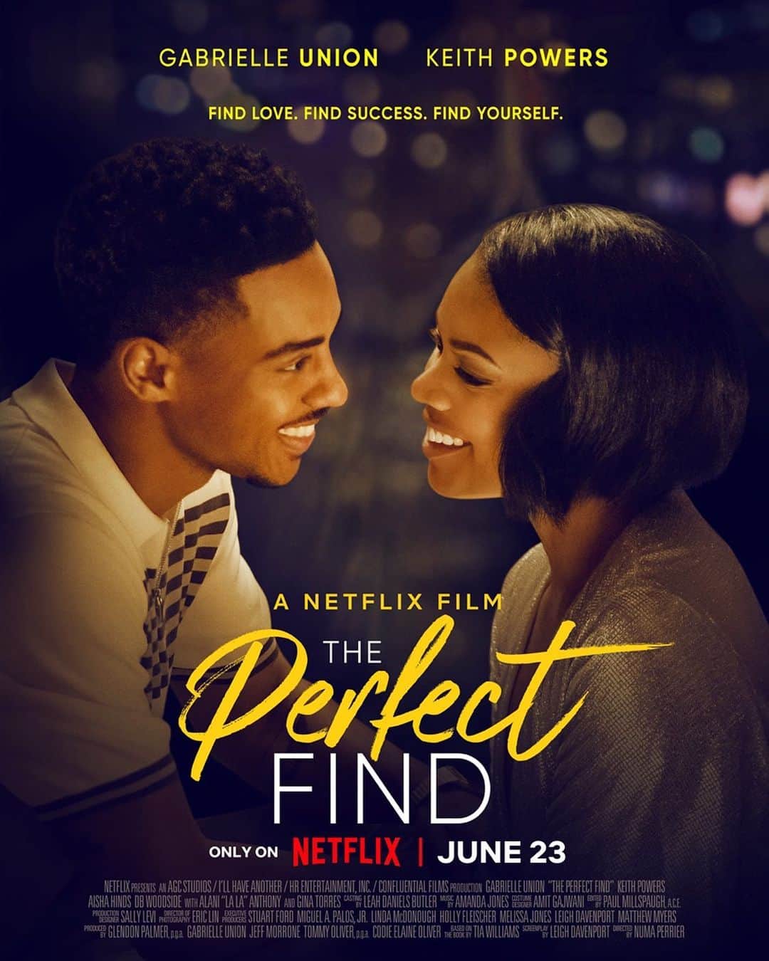 キース・パワーズのインスタグラム：「What will you discover when everything is on the line? The Perfect Find directed by @missnuma debuts June 23, only on Netflix. 🍿🎥  I’m really grateful to be a part of this project. I thank God for continuing to bless me with opportunities to grow as an artist and simply do what I love. I’m sure you’ll enjoy this one. Y’all said y’all wanted more rom•coms right? 😉   Tag your watch partner(s). 😁  @netflix @netflixfilm @strongblacklead #ThePerfectFindNetflix #Tudum」