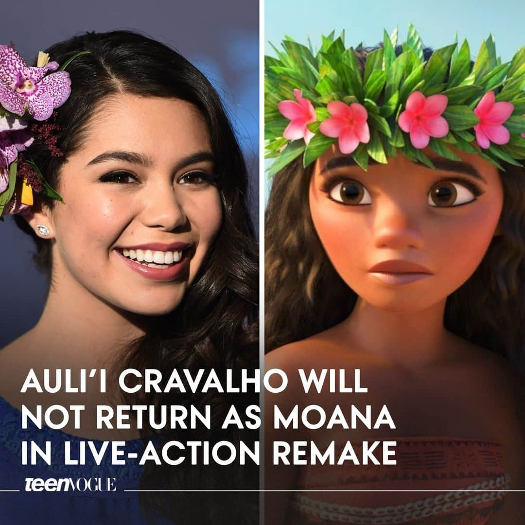 Teen Vogueさんのインスタグラム写真 - (Teen VogueInstagram)「ICYMI, #AuliiCravalho shared that she will not be playing #Moana in the new live-action film: "I’m truly honored to pass this baton to the next young woman of Pacific Island descent, to honor our incredible Pacific peoples cultures and communities that help inspire her story." 💕 Read more on the new movie at the link in bio.  (📸: Getty Images / Everett Collection)」5月23日 4時30分 - teenvogue