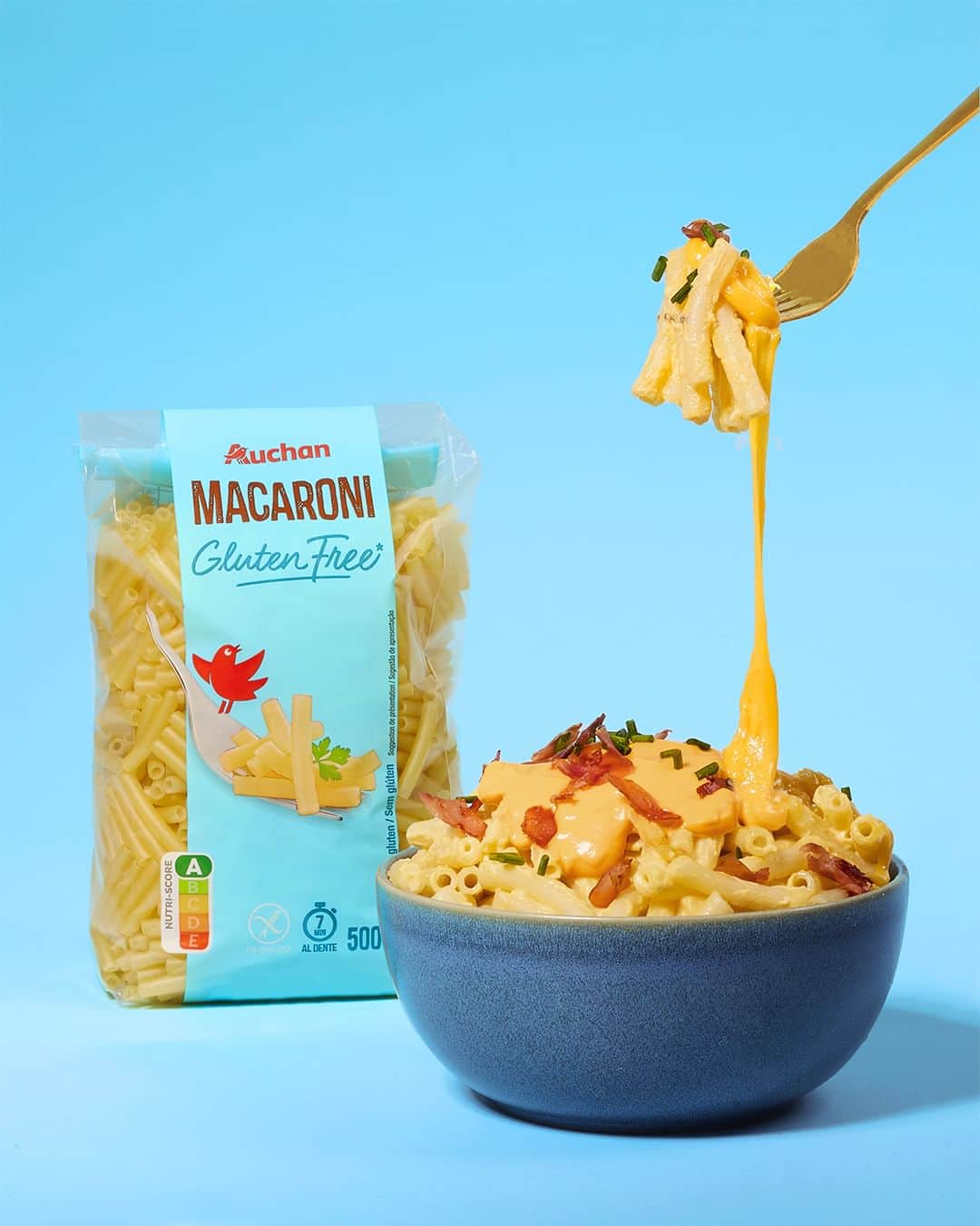 auchan_franceのインスタグラム：「Découvrez notre nouvelle gamme de pâtes sans gluten ! Fusilli, penne, macaroni, spaghetti ou coquillettes, il y en a pour tous les goûts 🍝  Pour les plus gourmands : elles se marient parfaitement avec toutes les sauces !  Mentionnez un proche qui pourrait manger des pâtes matin - midi - soir 😉  #Auchan #Pâtes #Glutenfree」