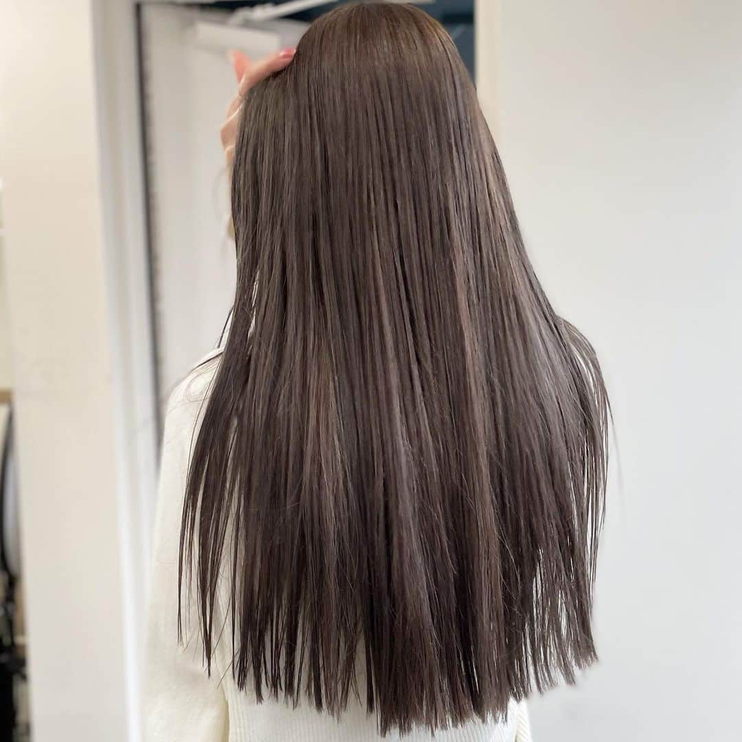 中西結梨花のインスタグラム：「まろやかブラウン　#nakanishi_color」