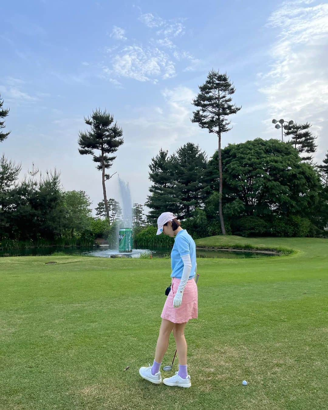 イ・ヨニさんのインスタグラム写真 - (イ・ヨニInstagram)「안맞아도 좋아~~!😍😍 그럴때도 있지~ #⛳️」5月23日 16時39分 - yeonhee.luv