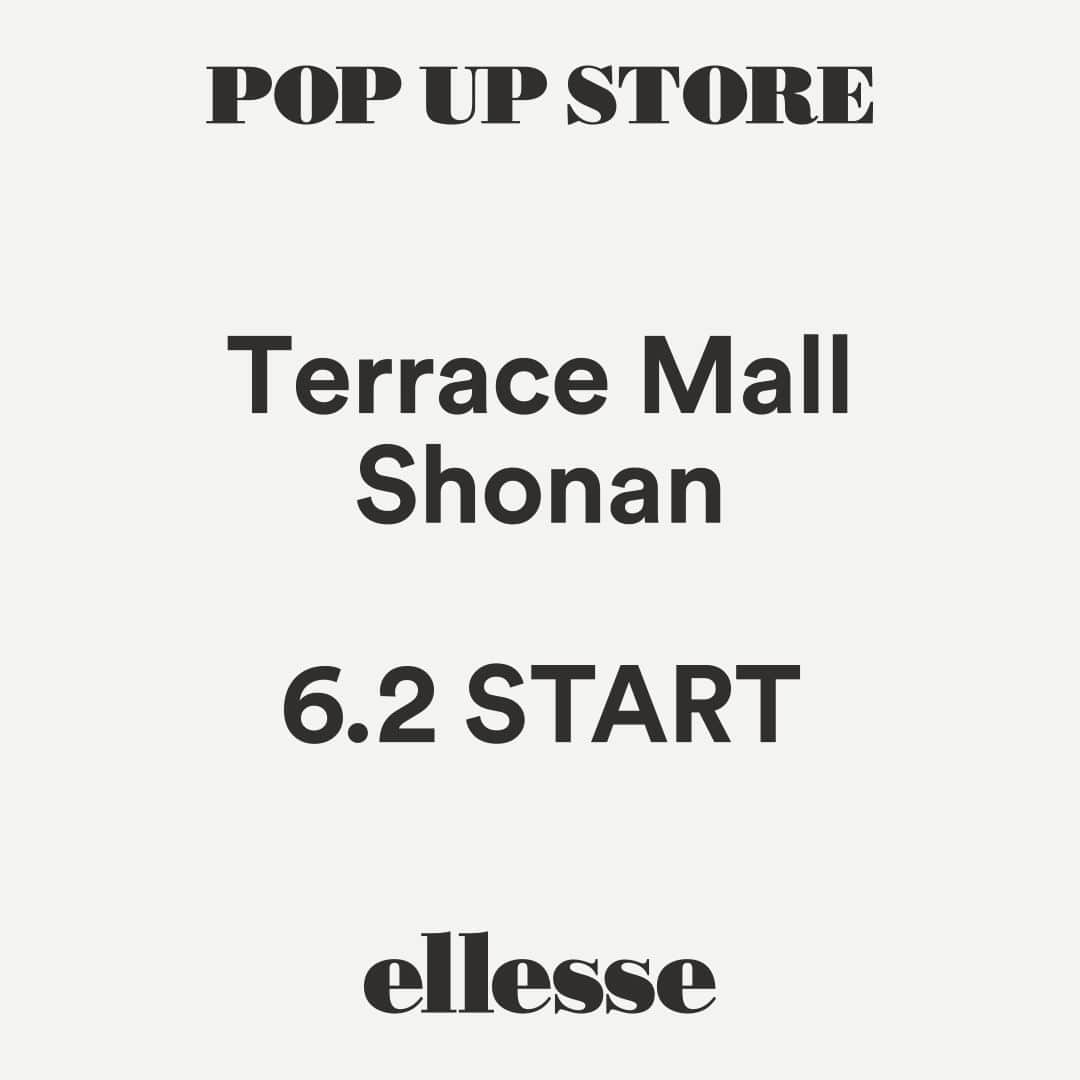 ellesseheritagejpさんのインスタグラム写真 - (ellesseheritagejpInstagram)「ⓅⓄⓅⓊⓅ Terrace Mall Shonan｜POP UP STORE . 6/2（金）〜 6/25（日）の期間中、エレッセのPOP UP STOREが神奈川県・「テラスモール湘南」にオープン。ウエアの“美しさ”にどこまでもこだわった、エレッセの2023 Spring & Summerコレクションを実際にご覧いただけます。  また、毎週土曜日と日曜日には、テニスラケットのストリングの廃材でオリジナルの「ミニラケットキーホルダー」を作る、ハンドメイドワークショップを開催。参加費は無料となっておりますので、皆さまお気軽にご参加ください。  皆さまのご来店、心よりお待ちしております。 ※期間中、エレッセのアイテムを￥15,000（税込）以上お買い上げ頂いたお客様には先着順で、「オリジナルバッグ」をプレゼント致します。 . . ▼POP UP STORE Terrace Mall Shonan｜POP UP STORE 期間：6/2（金）〜 6/25（日） 営業時間：10:00～21:00 場所：テラスモール湘南（神奈川県藤沢市辻堂神台１丁目3−1） . ▼WORKSHOP ハンドメイドワークショップ｜オリジナルミニラケットキーホルダー テニスラケットのストリングの廃材でオリジナルの「ミニラケットキーホルダー」を作る、ハンドメイドワークショップを開催。  日程：毎週土曜・日曜 時間：12:00～18:00 場所：POP UP STOREスペース内（同上） 参加費：無料 ※詳しくは店頭のスタッフにまでお尋ねください。 . #ellesse #ellessejapan #エレッセ #KeepitBeautiful #popupstore」5月23日 8時00分 - ellessejapan