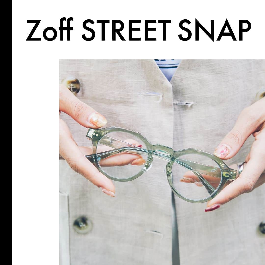 Zoff Officialさんのインスタグラム写真 - (Zoff OfficialInstagram)「【Zoff STREET SNAP @表参道】 オシャレなあの人が選ぶ、メガネ。 数あるメガネの中で今回のフレームを選んだ決め手を聞いてみました  ZA231019_60A1 (ライトグレー)　￥8,800 ※税込・セットレンズ代込み  ■選んだポイントは？ 明るめのワントーンコーデに、春夏にぴったりなクリアメガネを合わせて全体的に爽やかな雰囲気にしてみました！  model：hina　@hinamiru   #Zoff #メガネ #ファッションスナップ #クリアフレーム #クラウンパント #伊達メガネ #ゾフ #表参道 #ファッションスナップ #ストリートスナップ #streetsnap #fashionphotography」5月23日 8時00分 - zoff_eyewear
