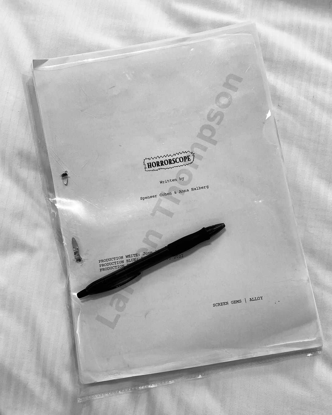 Larsen Thompsonさんのインスタグラム写真 - (Larsen ThompsonInstagram)「The wait is over - JK you have to wait a little bit longer🤣! Our movie ‘Horrorscope' by @sonypictures has set a release date, swipe to find out!!! Can’t wait for you all to see this film, coming soon to a theater near you🎬」5月23日 8時23分 - larsenthompson