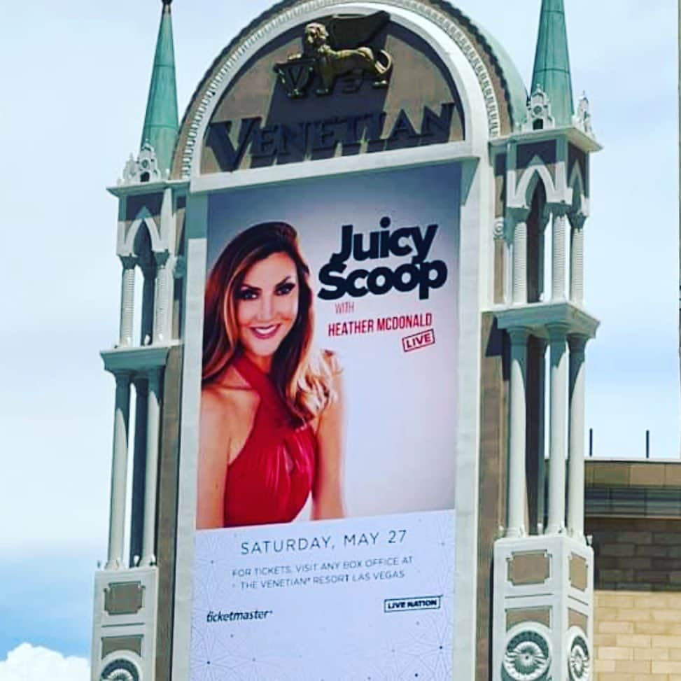 ヘザー・マクドナルドさんのインスタグラム写真 - (ヘザー・マクドナルドInstagram)「It’s All Happening this Saturday for my Live Juicy Scoop @venetianvegas May 27 #juicyscoop with @chrisfranjola @justinmartindale @spencerpratt #comedy #live #vanderpumprules #popculture #celebritygossips #bravotv #rhobh #rhony rhonj #rhoa #lasvegas」5月23日 9時29分 - heathermcdonald