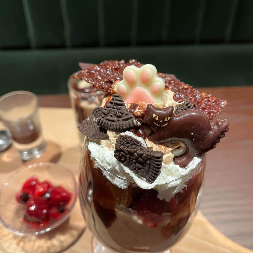 K͎A͎R͎E͎N͎のインスタグラム：「🐈‍⬛❤️🥰  #parfait」