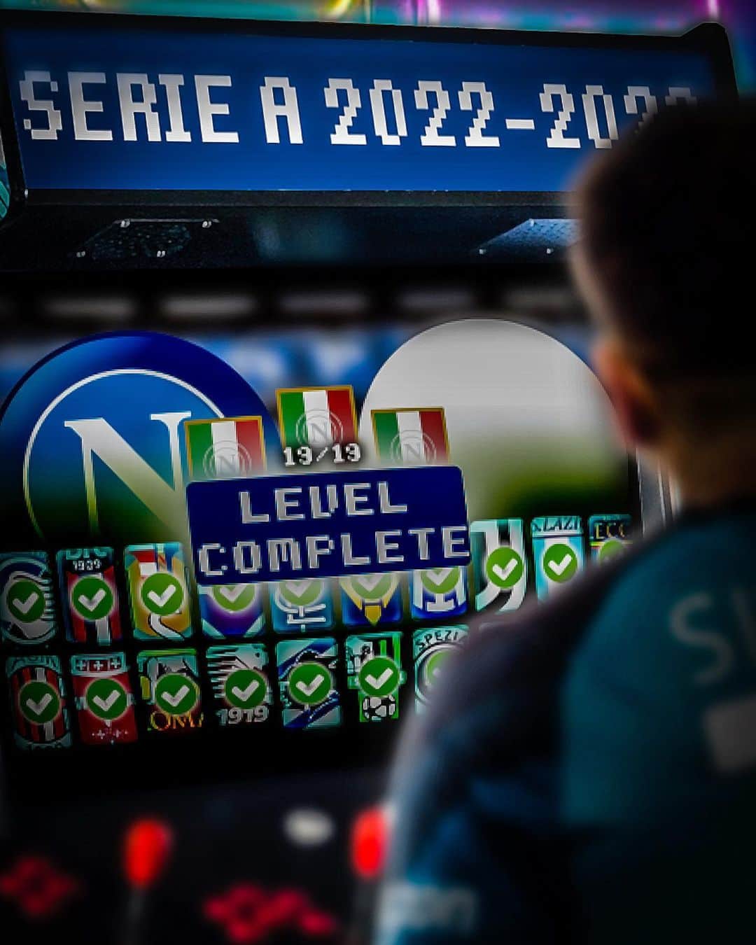 SSCナポリさんのインスタグラム写真 - (SSCナポリInstagram)「🏆 19/19: You have successfully completed your missions. You win!   💙 #Napul3 #ForzaNapoliSempre #TuttoPerLei」5月24日 0時36分 - officialsscnapoli