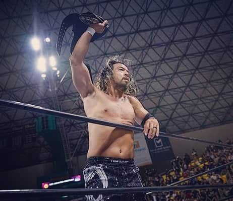 小林健太（KENTA）のインスタグラム：「First ever 2 times STRONG OPENWEIGHT CHAMPION」