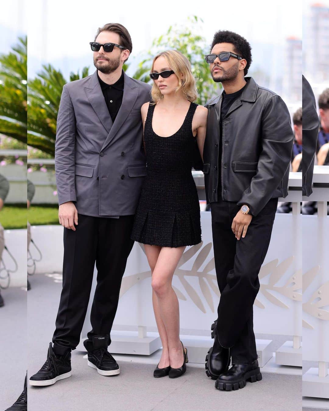 Just Jaredさんのインスタグラム写真 - (Just JaredInstagram)「Lily-Rose Depp and Abel 'The Weeknd' Tesfaye pose with "The Idol" co-creator and director Sam Levinson at the Cannes Film Festival photo call for the upcoming series. Blackpink's Jennie and Troye Sivan were also in attendance! #LilyRoseDepp #TheWeeknd #Jennie #TroyeSivan Photo: Getty」5月24日 1時07分 - justjared