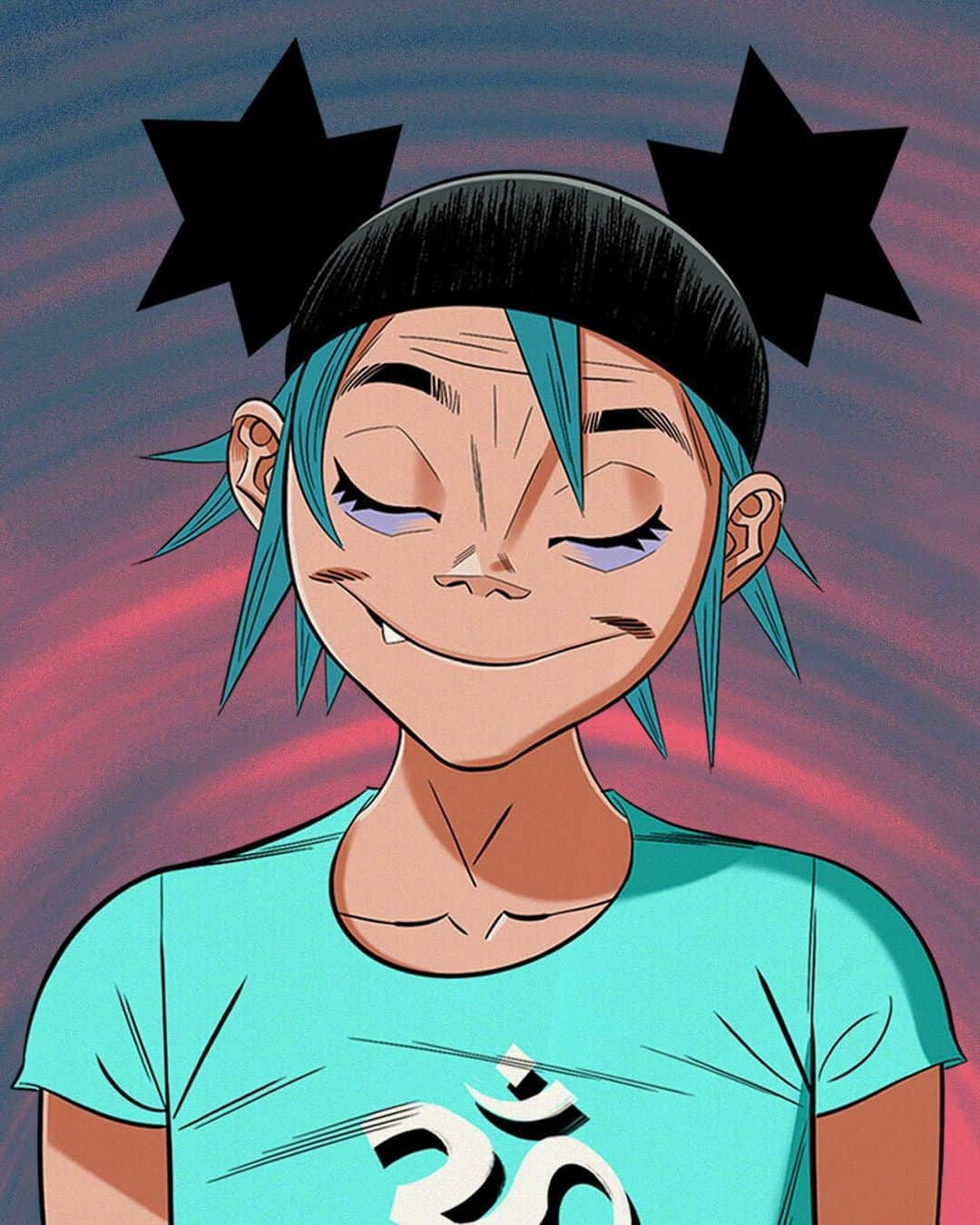 Gorillazのインスタグラム：「Happy Birthday 2D 🎈🍊」