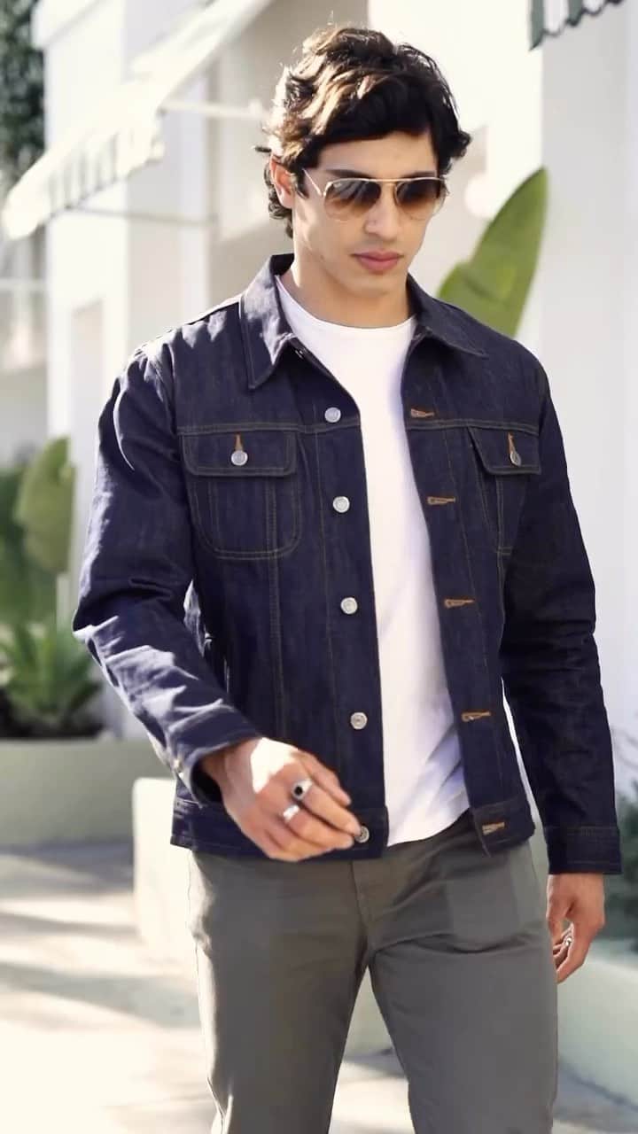 Men Withのインスタグラム：「Outfit combination with a jeans jacket - 👍🏽 or 👎🏽? #menwithstreetstyle」