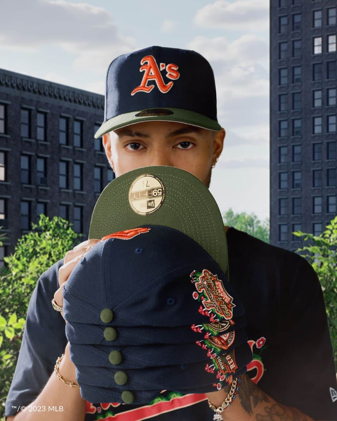 ニューエラ・キャップのインスタグラム：「Explore our latest collection. MLB Sprouted features select teams in headwear and apparel.」
