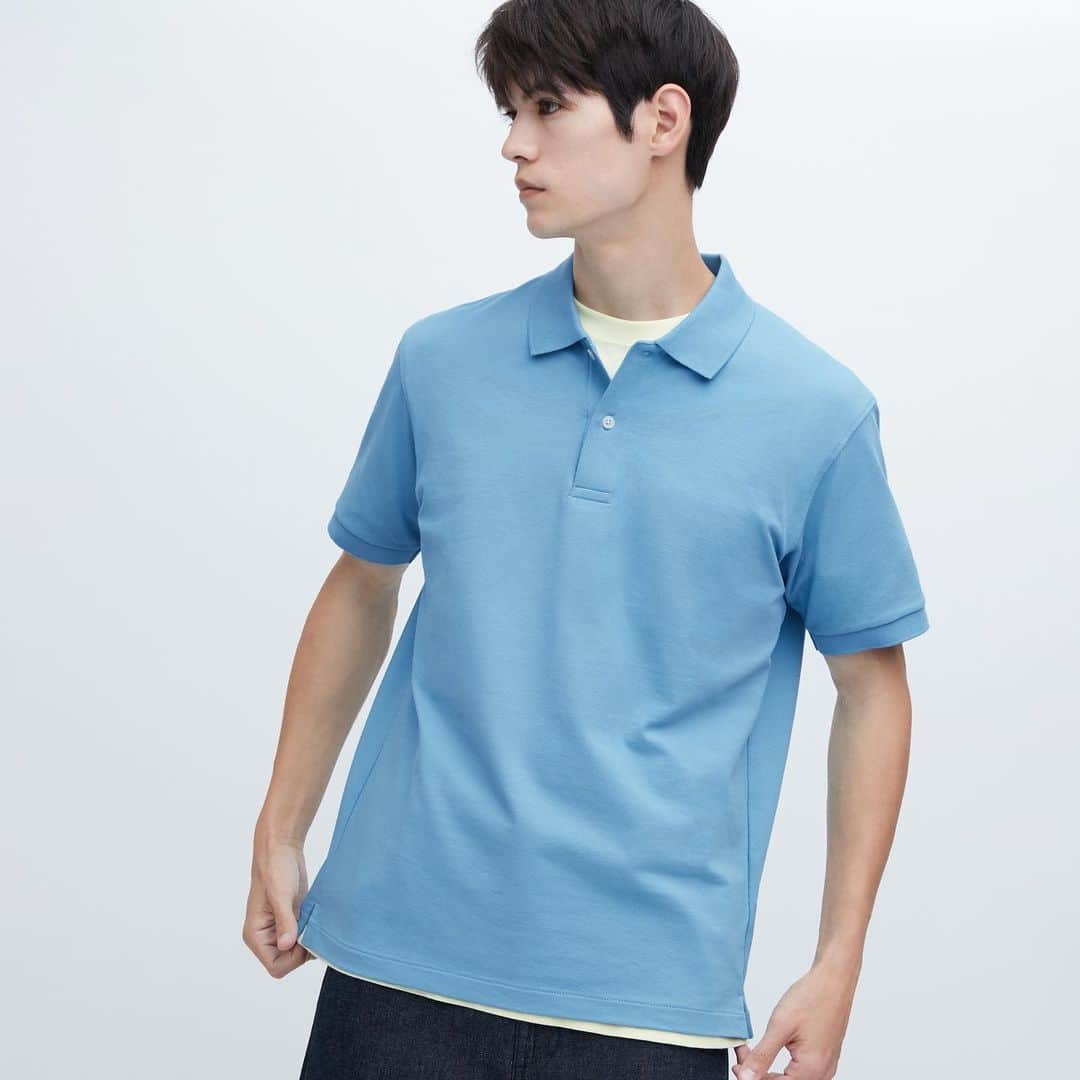 ユニクロさんのインスタグラム写真 - (ユニクロInstagram)「Made from a light and smooth blend of cotton and recycled polyester, our Dry Pique Polos for men come in both basic and vivid color - they'll make you so happy you'd want to get them all.  455388 Dry Pique Short-Sleeve Polo Shirt  #Uniqlo #LifeWear #uniqlopolos #poloshirt  *The product availability differs among regions. Please check your regional account or website.」5月23日 17時59分 - uniqlo