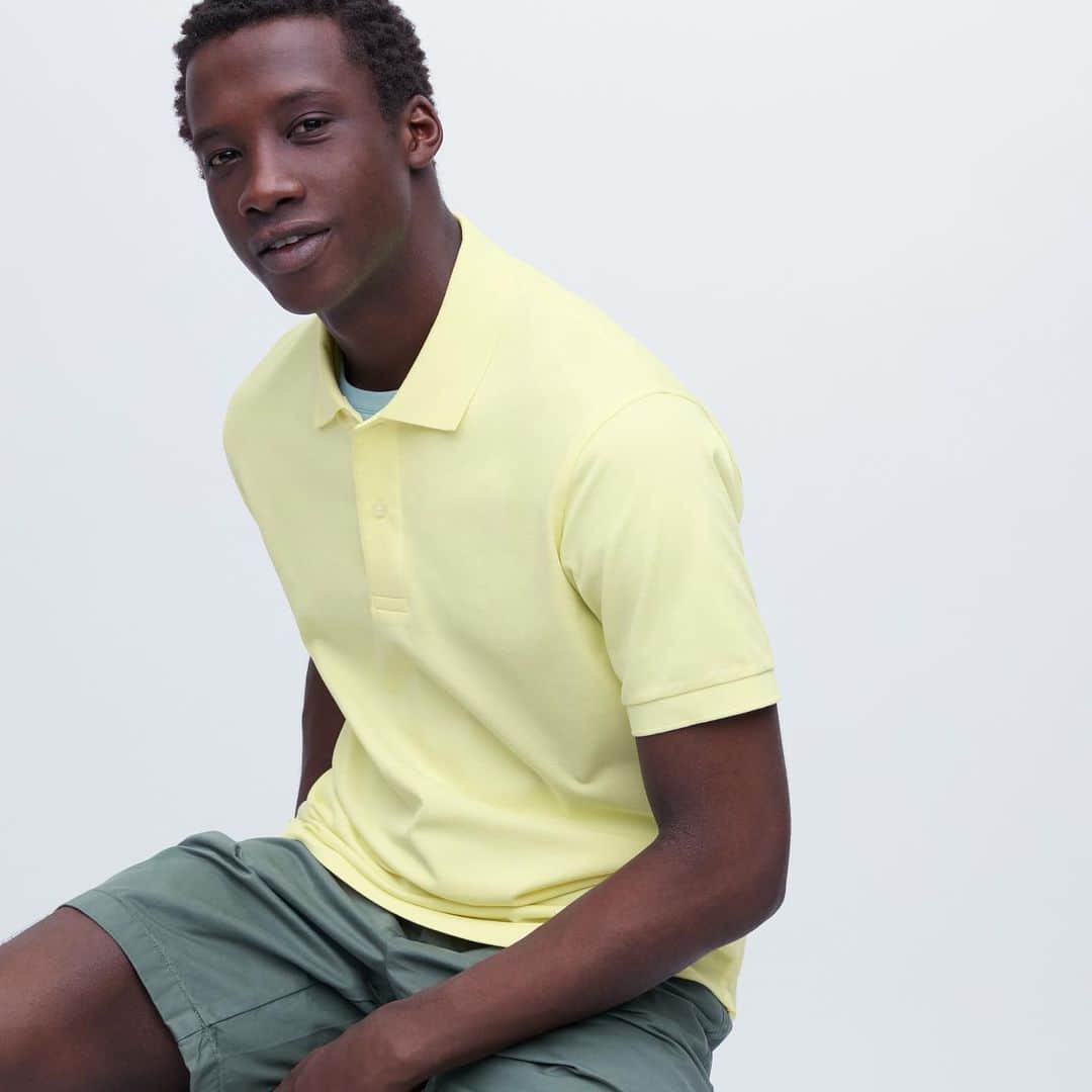 ユニクロさんのインスタグラム写真 - (ユニクロInstagram)「Made from a light and smooth blend of cotton and recycled polyester, our Dry Pique Polos for men come in both basic and vivid color - they'll make you so happy you'd want to get them all.  455388 Dry Pique Short-Sleeve Polo Shirt  #Uniqlo #LifeWear #uniqlopolos #poloshirt  *The product availability differs among regions. Please check your regional account or website.」5月23日 17時59分 - uniqlo