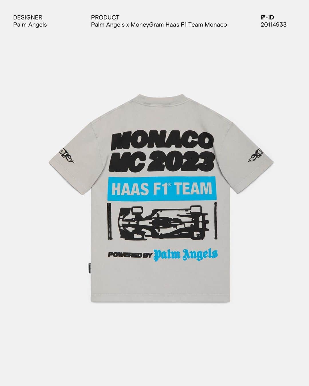 パーム・エンジェルスさんのインスタグラム写真 - (パーム・エンジェルスInstagram)「Exclusive: the limited-edition #PalmAngels Monaco F1 Grand Prix x MoneyGram Haas F1 Team T-shirt has dropped, #onlyonFARFETCH.」5月23日 18時00分 - palmangels