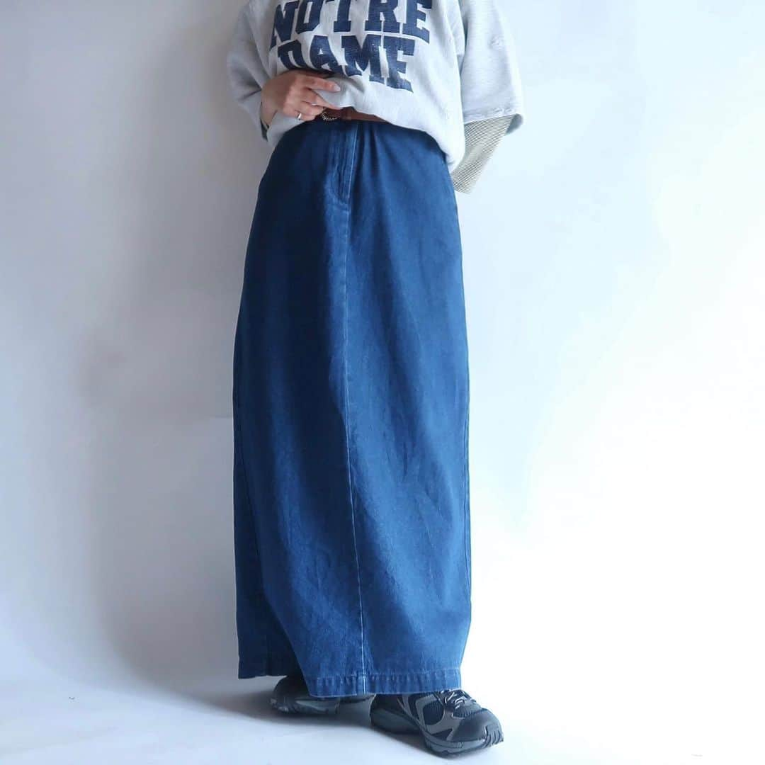 TheSunGoesDownさんのインスタグラム写真 - (TheSunGoesDownInstagram)「denim long skirt  staff 154cm」5月23日 18時05分 - tsgd_tokyo