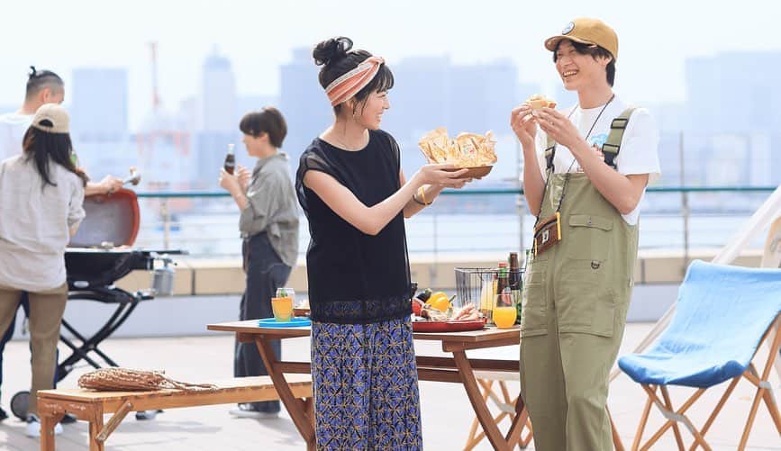 のインスタグラム：「テラスモール松戸　 FASHION MAGAZINE 2023 SUMMER に掲載されてます🕺  共演者の夏乃さん @nanobetty06  そしてスタッフの皆さんが優しい方ばかりでとても楽しく撮影できました☺︎  テラスモール松戸のHPから観ることが出来るので是非ご覧ください！　  #テラスモール松戸　#fashionmagazine  #model」