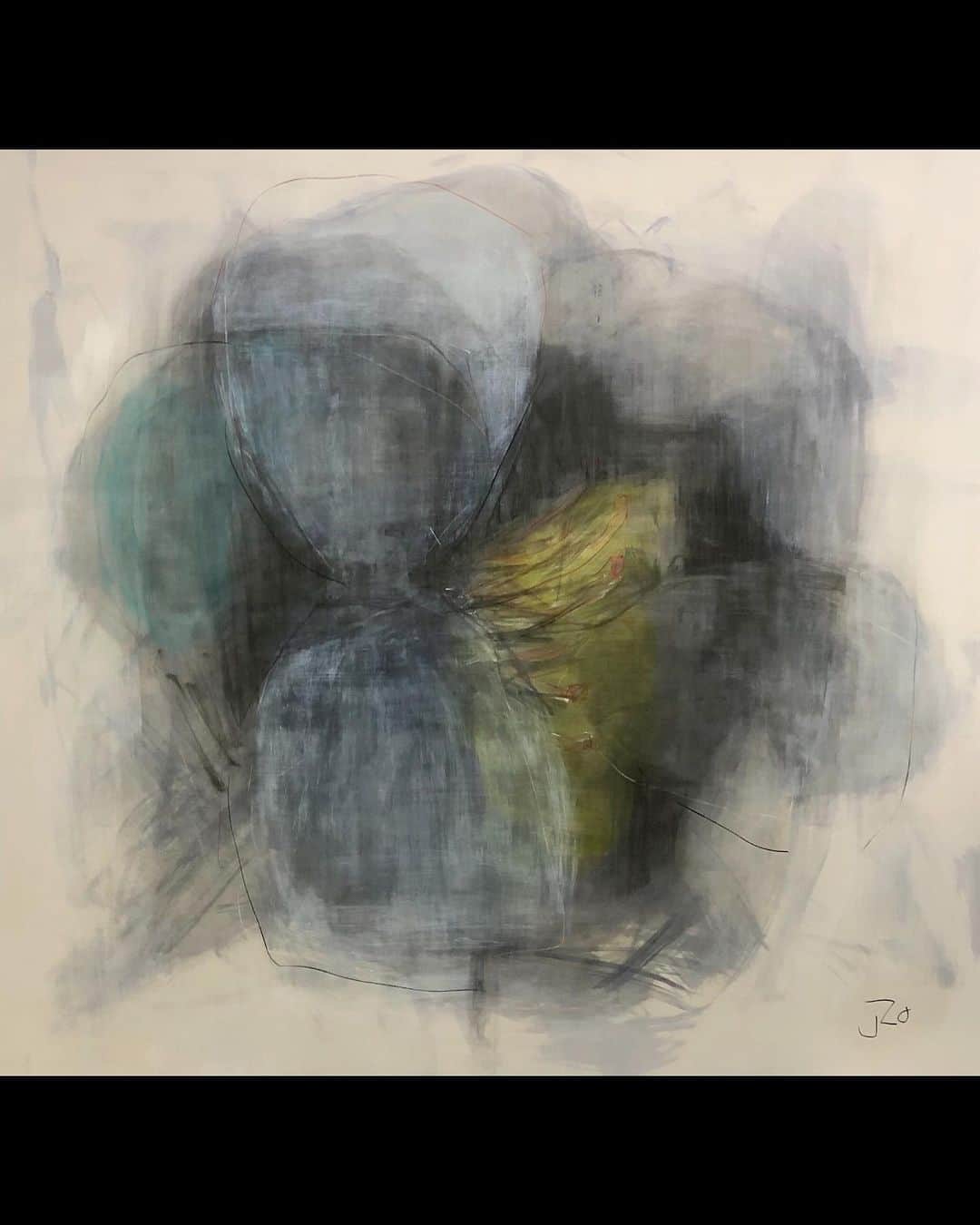 Uzo Hiramatsuのインスタグラム：「past work  #painter #Japan #fukuoka #contemporaryart #painting #drawing #mixedmedia  #flower #flowers」