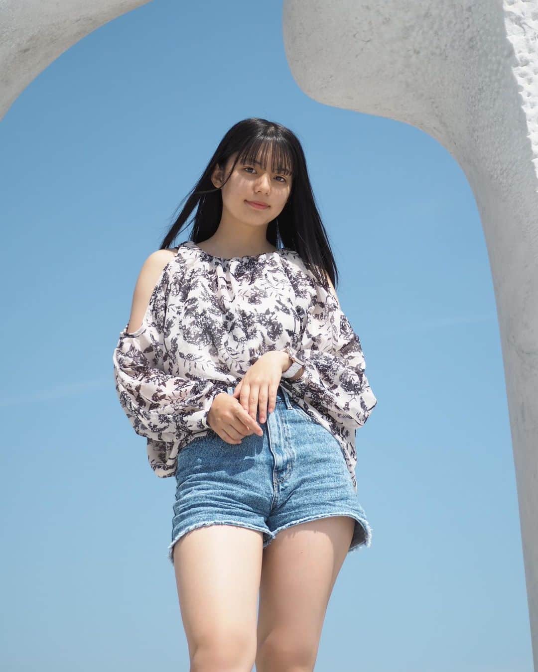 松島かのんさんのインスタグラム写真 - (松島かのんInstagram)「GWに生口島の未来心の丘へ行ってきました ️ 絶景でした😍 みんなも ...