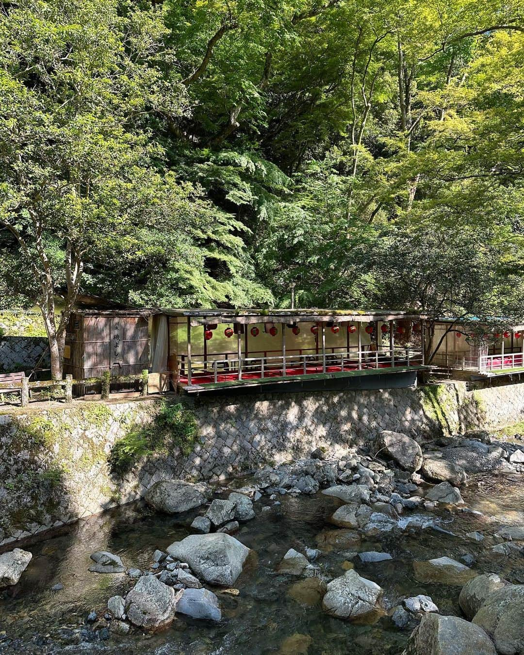 黒ユイさんのインスタグラム写真 - (黒ユイInstagram)「⛰️ 家族で箕面の滝へ🥰 １時間半ハイキング🥾 マロンは最初はしゃぎすぎて帰りは疲れたアピールして (いつもw帰ってきたら元気なるパターン) ダディに抱っこしてもらいご機嫌😂🤭 ダディは寝てるルカとマロン合わせて25kgを背負った💪 ついでにマミーも背負って欲しかった😶笑 明日は筋肉痛かな😆😂もっと体力つけなきゃ💪  天気も良かったし気持ちよかった🥰 素晴らしい場所でした❤️ 良い家族dayになったね👪🐶 #箕面の滝」5月23日 20時23分 - yui_my_life