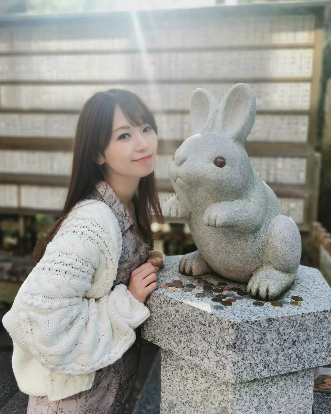 畠山優梨枝さんのインスタグラム写真 - (畠山優梨枝Instagram)「🐰京都の岡崎神社🐰 今年ぴったりのスポット✨ ウサギのおみくじもあってとっても可愛かったです♥️♥️ #京都#京都旅#京都旅行#岡崎神社#東天王岡崎神社#うさぎ#うさぎみくじ#kyoto#kyotojapan#ほろ酔い」5月24日 20時00分 - yurieyurieee