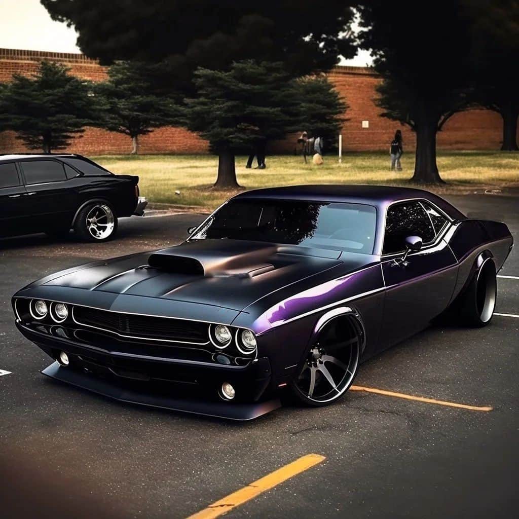 Classics Dailyのインスタグラム：「Dodge Challenger _ #classicsdaily #Classic #classics #Classiccar #classiccars #americanmuscle #Musclecar #Musclecars #car #cars #dodge #challenger」