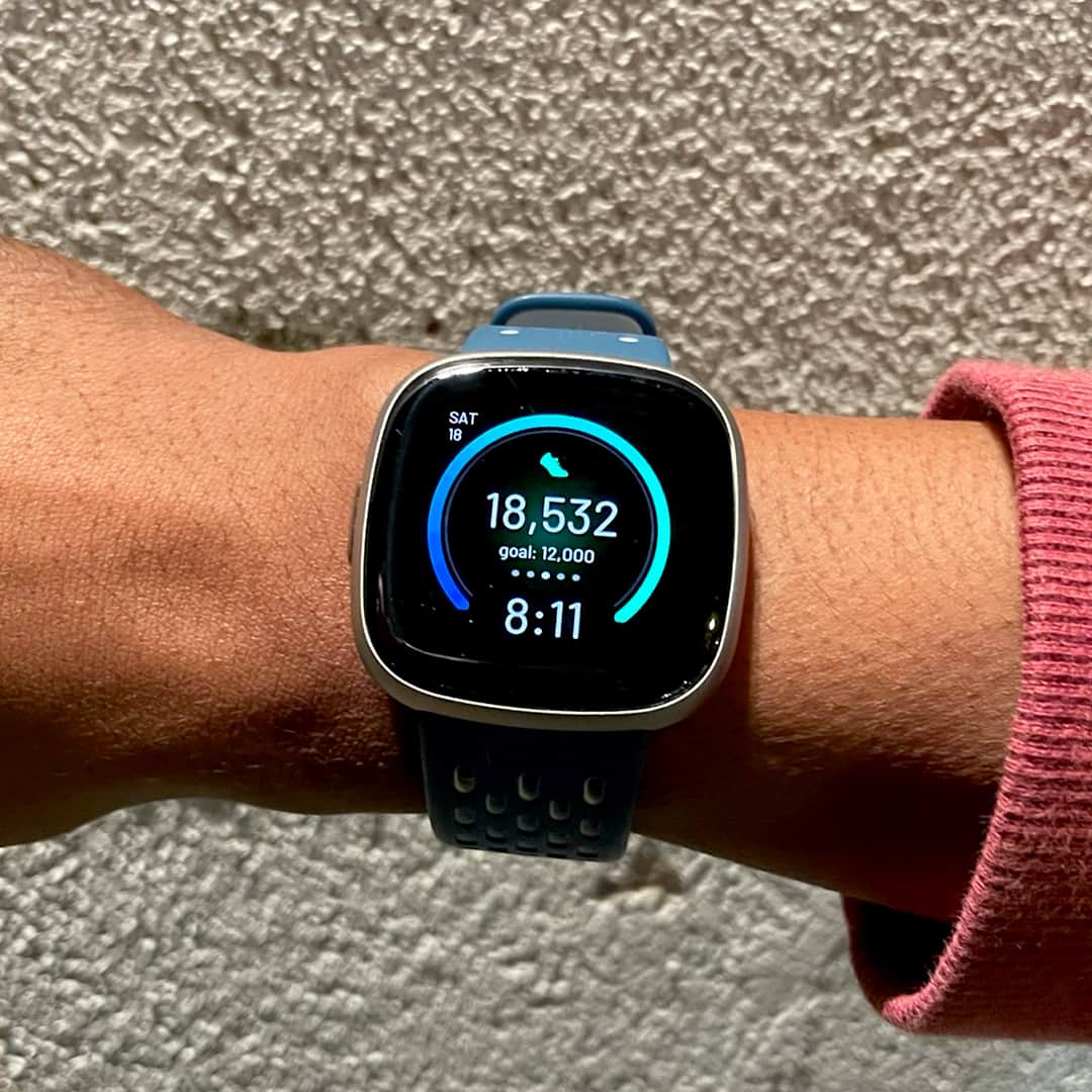 のインスタグラム：「これだけ歩いたら、どこまで行けるんだろう？ #FitbitSense2 や #FitbitVersa3 にはGPS機能がついているからスマホなしでも距離やペースが把握できるよ✨ あなたはこれまで最大で何歩、歩いたことがありますか🚶‍♀️？？」