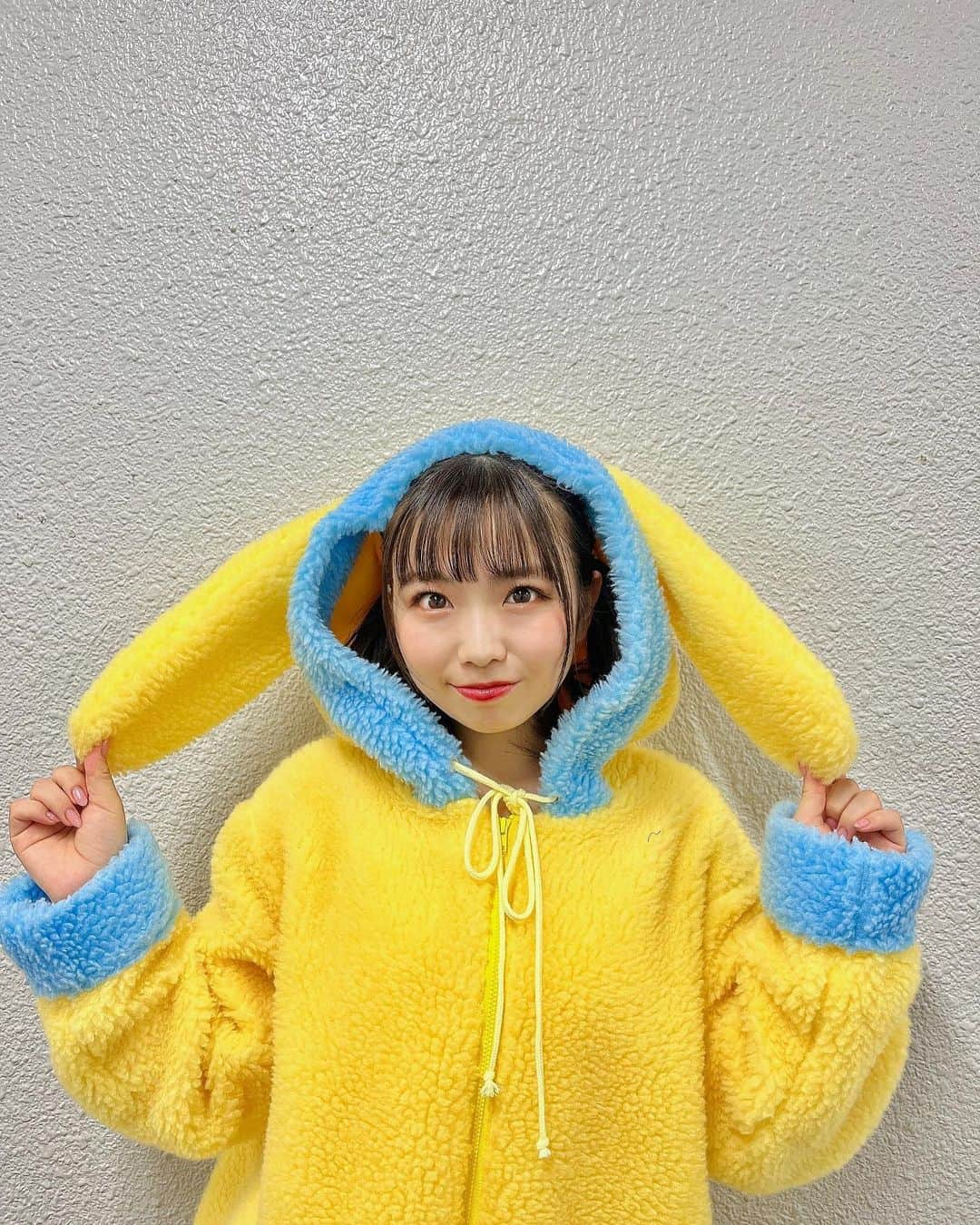 播磨かなのインスタグラム：「💗 AYAKA NATION2023 　 うさぎ🐰💛  にんじん🥕けっこうふかふかだったかな! 播磨かな!」