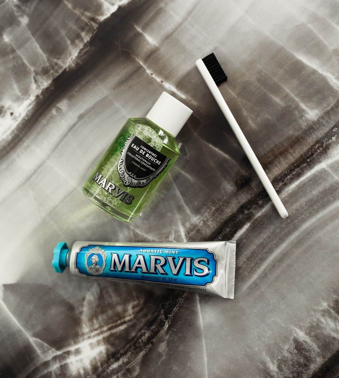 Marvis®️ Official Partnerのインスタグラム：「A truly marbleous trio @cancostile」