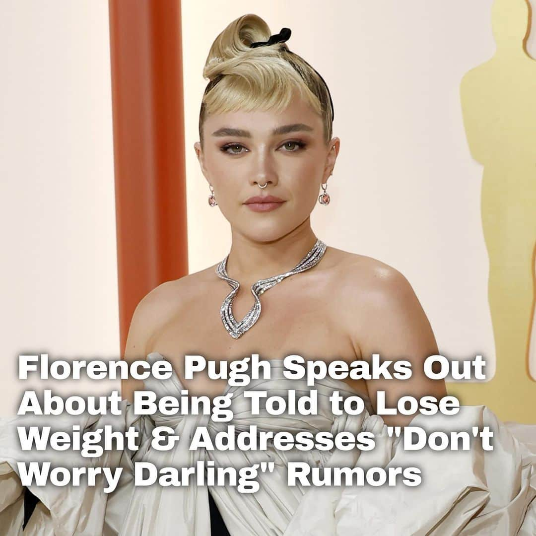 Just Jaredさんのインスタグラム写真 - (Just JaredInstagram)「Florence Pugh opens up about being told to lose weight by producers and being physically separated from a co-star on one film set, hints at a possible TV project, and addresses #DontWorryDarling rumors in a candid interview. Tap this picture in the LINK IN BIO for details. #FlorencePugh Photo: Getty」5月23日 23時36分 - justjared