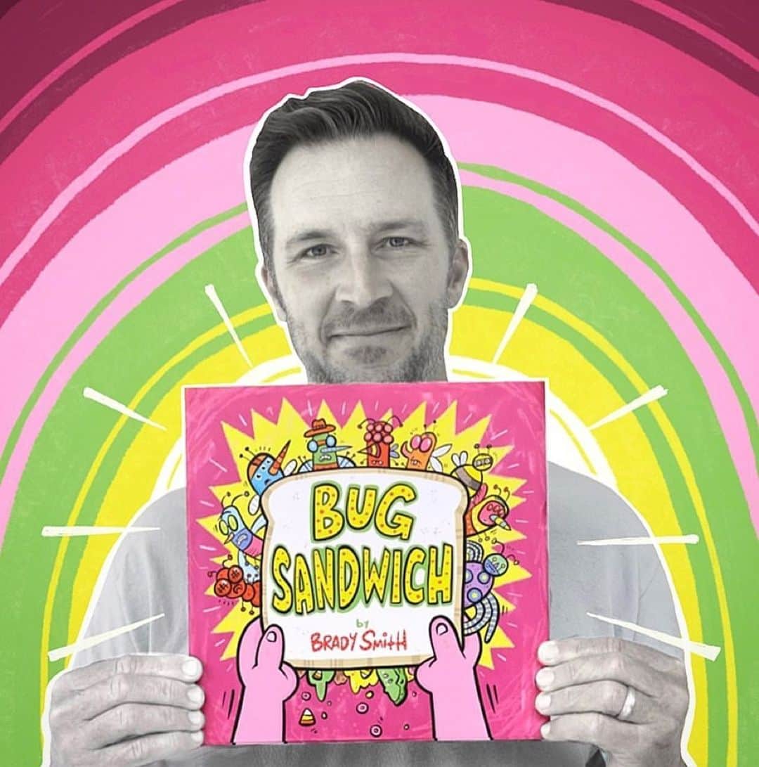 ティファニー・ティーセンのインスタグラム：「Did you hear the BUZZZ!? My hubby’s latest children’s book,  BUG SANDWICH  is available now!! 🐞🌈🦋⚡️🧡🪲😊🎉 It’s super silly, full of vibrant, colorful art and informative too.  Make sure to get your copy TODAY!   The kid in this story has had it with how much bugs love him—love to bite him, that is! Now he’s determined to return the favor. But as he eagerly hunts the bugs in his backyard, he can’t help noticing how impressive they are, too—they’re basically master builders with super-strength! But will that remarkable quality be enough for him to change what’s on the menu? This wacky tale will delight young readers, who will be itching to find out who wins the buggy battle!  @penguinkids  @penguinrandomhouse」