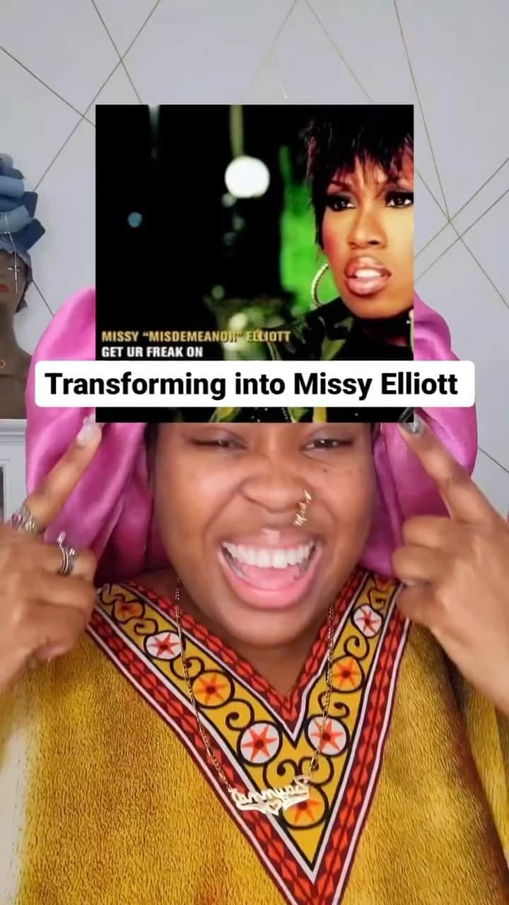 ミッシー･エリオットのインスタグラム：「Big up  @itszaybaybay You did Dat!!HOLLAAAA🗣️👽🔥🔥#geturfreakon」