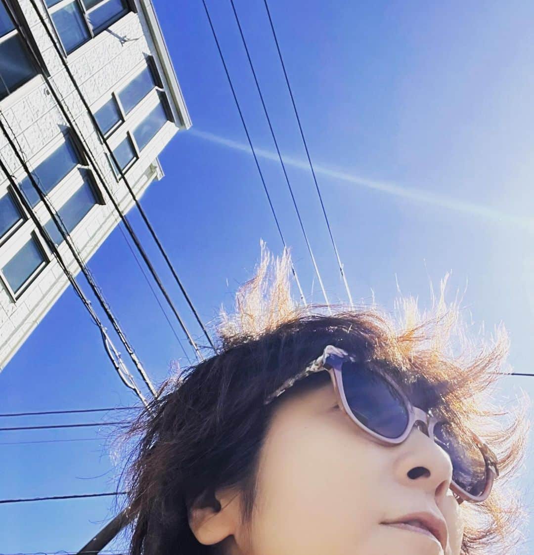 藤田朋子さんのインスタグラム写真 - (藤田朋子Instagram)「夏ですね  確実に  #でもなんか変 #眩しい太陽なのに冷たい風 #気持ち悪い」5月24日 10時59分 - chiendormant