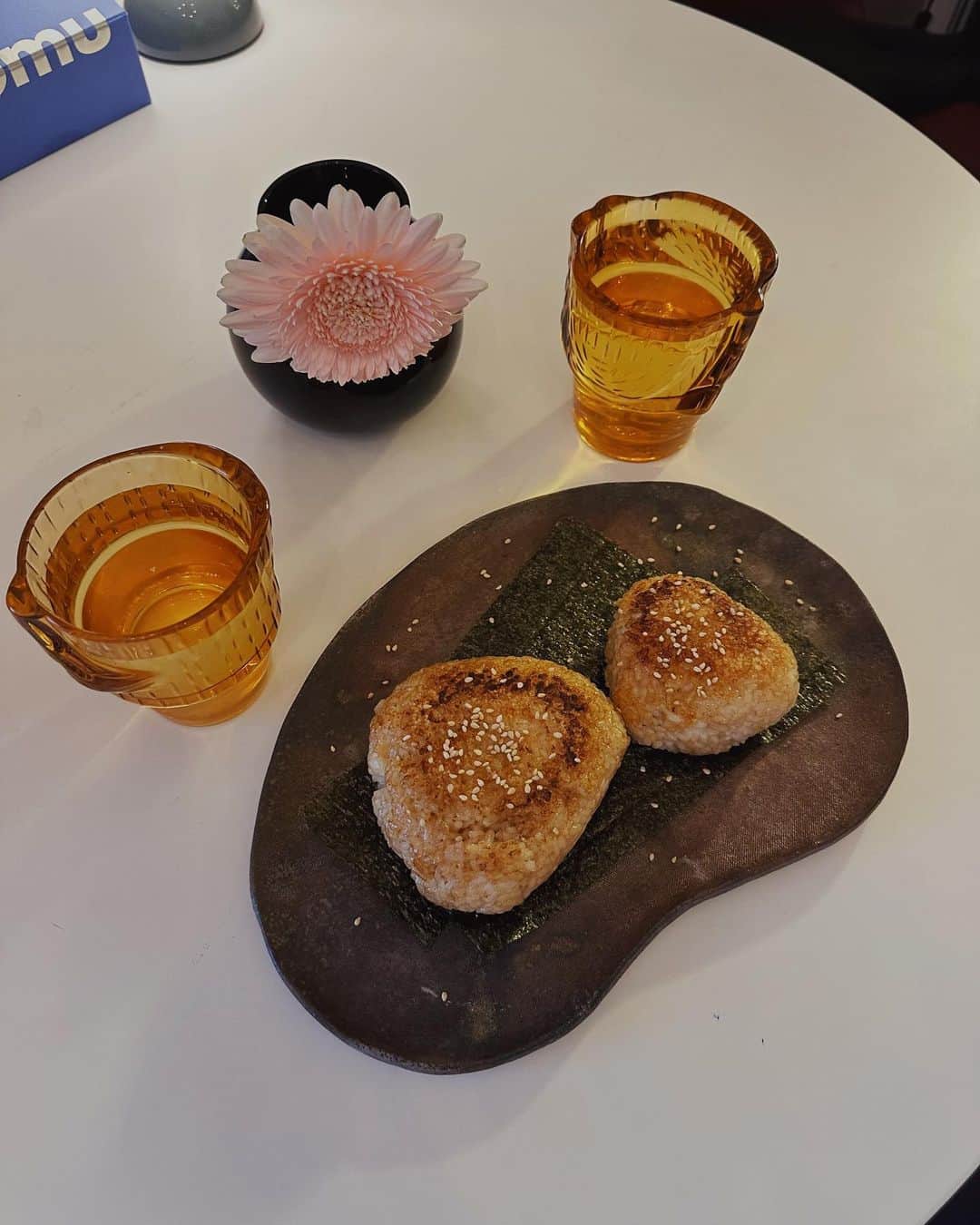 相羽瑠奈のインスタグラム：「最近の自炊ごはん 🍙🍆🥘」