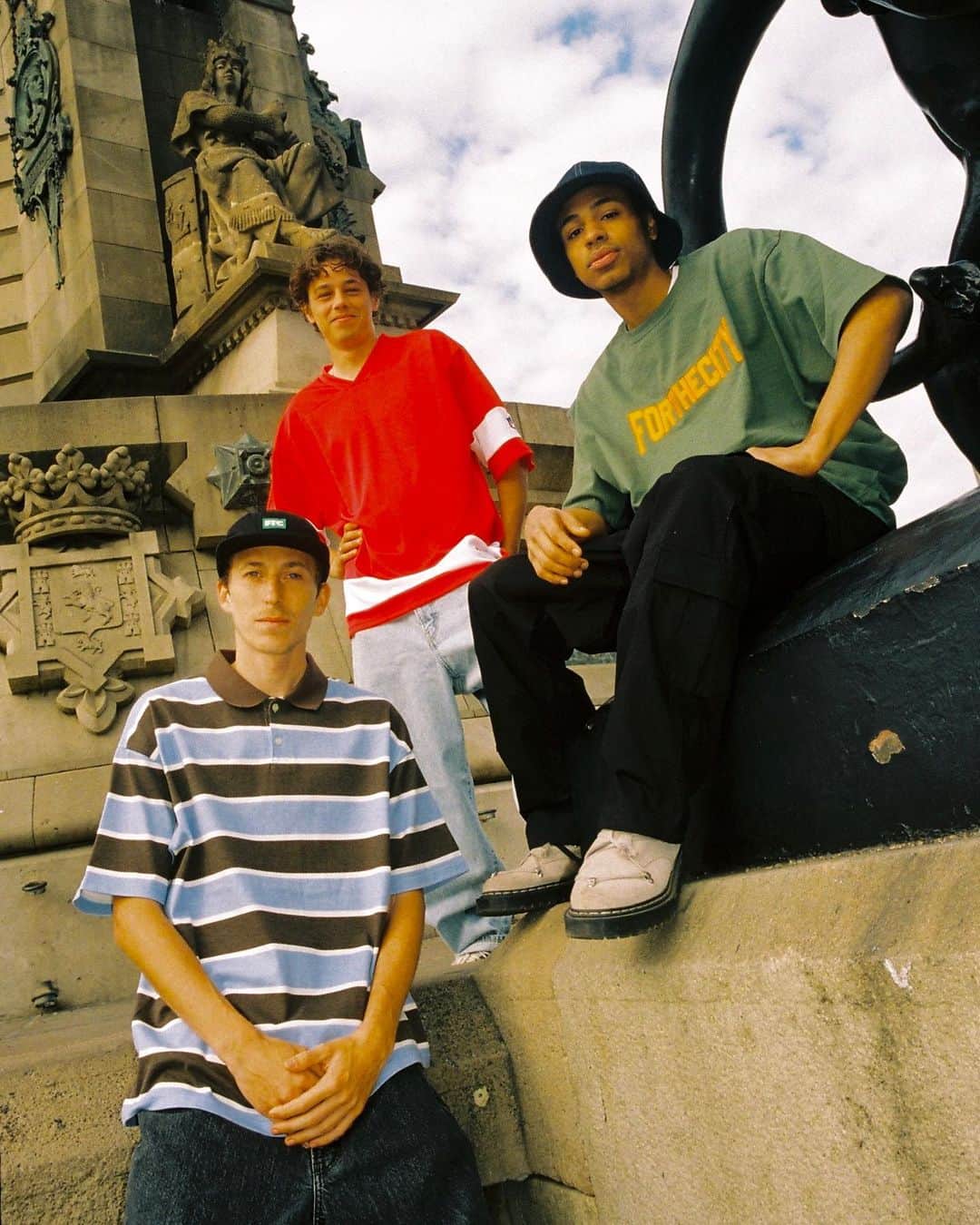 エフティーシーのインスタグラム：「FTC Printed Stripe Polo Releasing Online Thursday 5/25 at 10AM PST 🌆 Photos by @la_melancolia #ftc #ftcskateboarding #forthecity #ftcsanfrancisco #ftcjp #ftctokyo #ftcnagoya #ftcosaka #ftcspringsummer23」