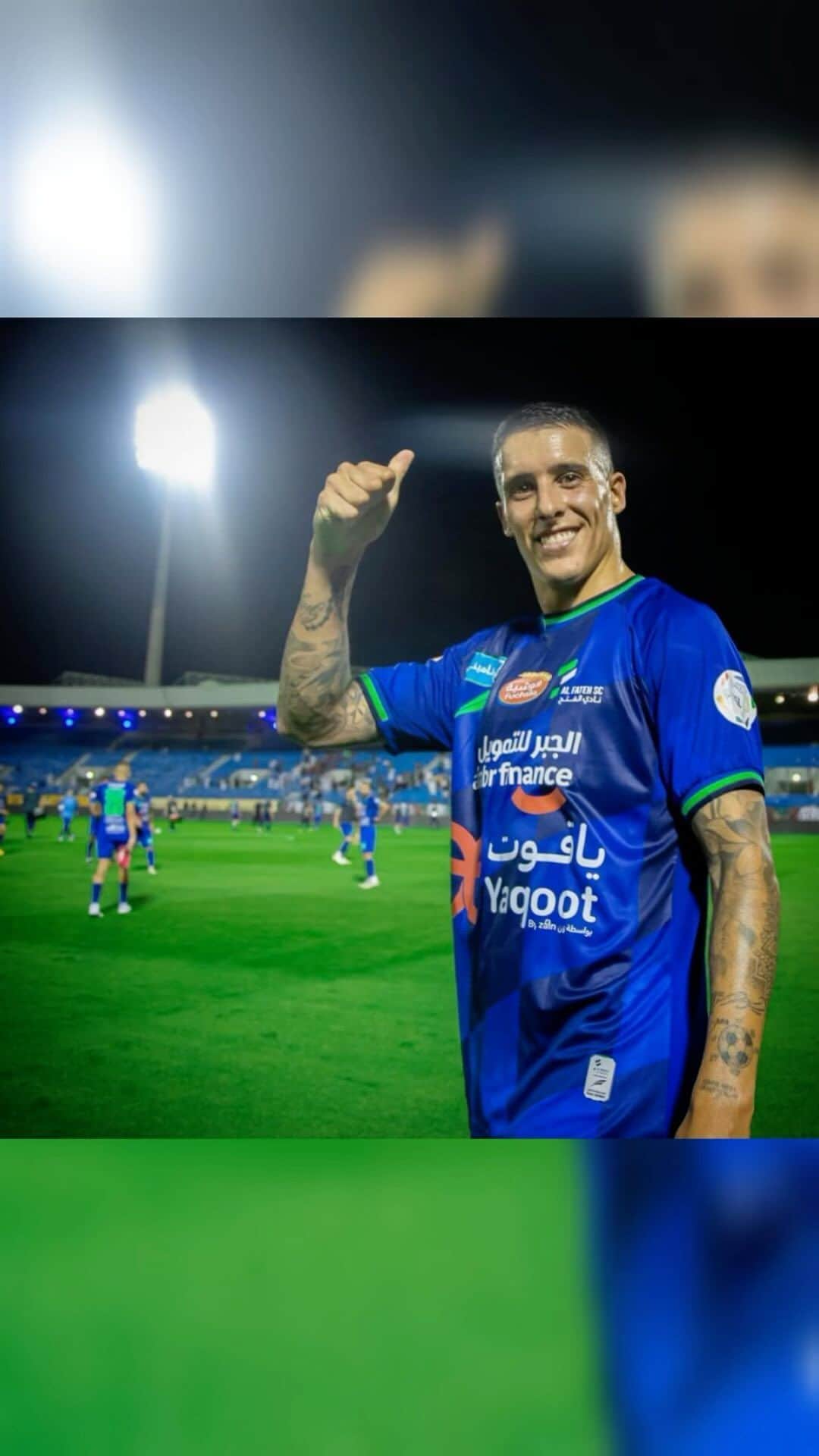 クリスティアン・テージョのインスタグラム：「Vs Ettifaq💪」