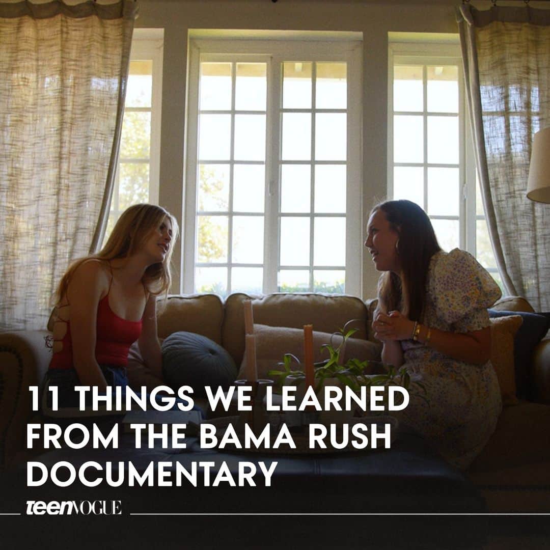 Teen Vogueのインスタグラム：「The #BamaRush documentary is officially out on Max (FKA HBO Max), and there’s a lot to unpack. 👀 @aiyanaish shares her thoughts at the link in bio.」