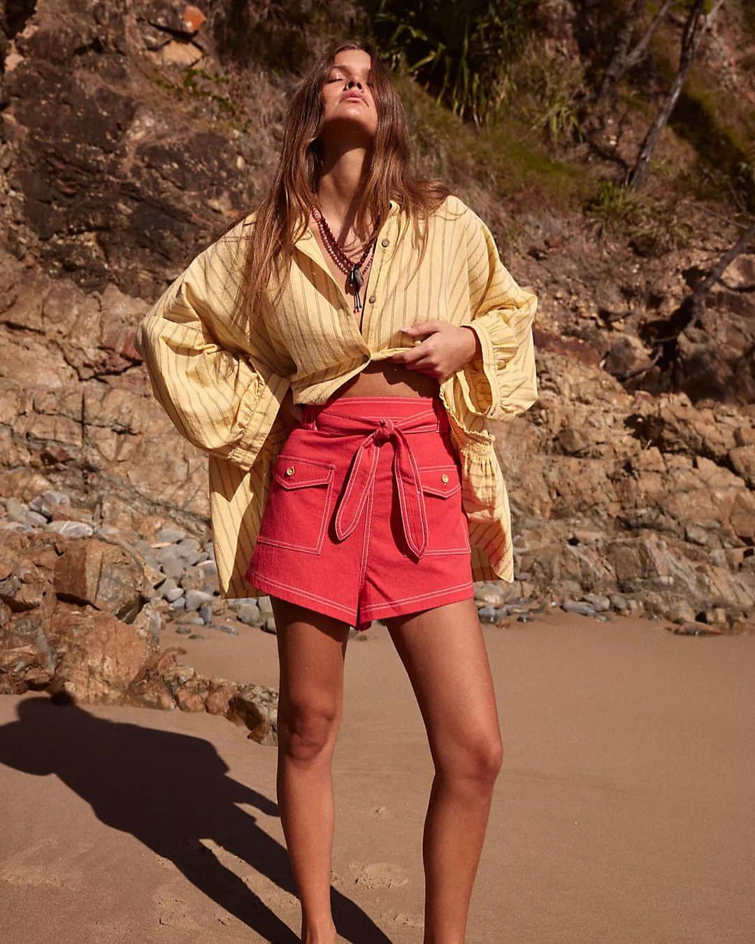 freepeopleのインスタグラム：「The definition of timeless. Link in bio to shop the Ynez Retro Shorts.」