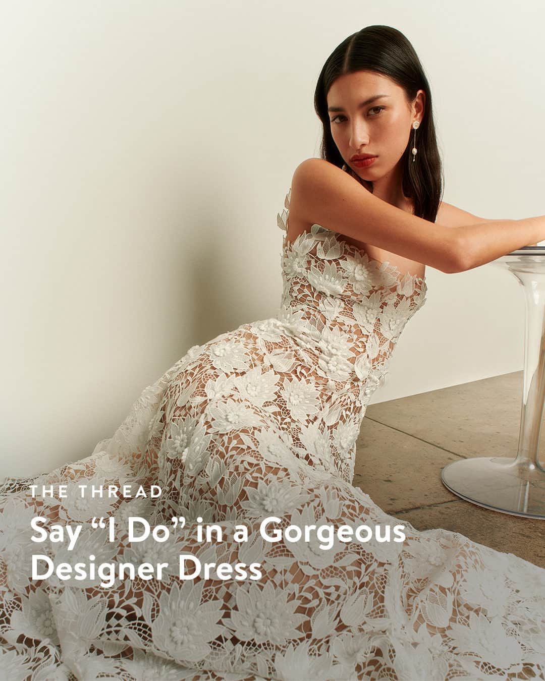 Nordstromのインスタグラム：「Calling all soon-to-wed fashion enthusiasts: our curated designer bridal shop is now live! Head to the link in bio to discover something extra special for your big day.」