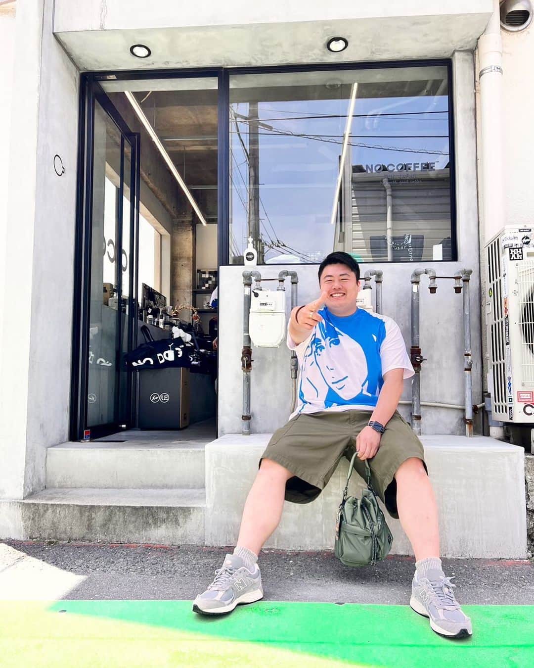 近藤廉さんのインスタグラム写真 - (近藤廉Instagram)「Fukuoka city  no coffee @nocoffee_ @satosinsuke  kyne @route3boy @onair_intl   BIG Love🩵  #nocoffee #kyne #fukuoka」5月24日 9時00分 - smirenofficial