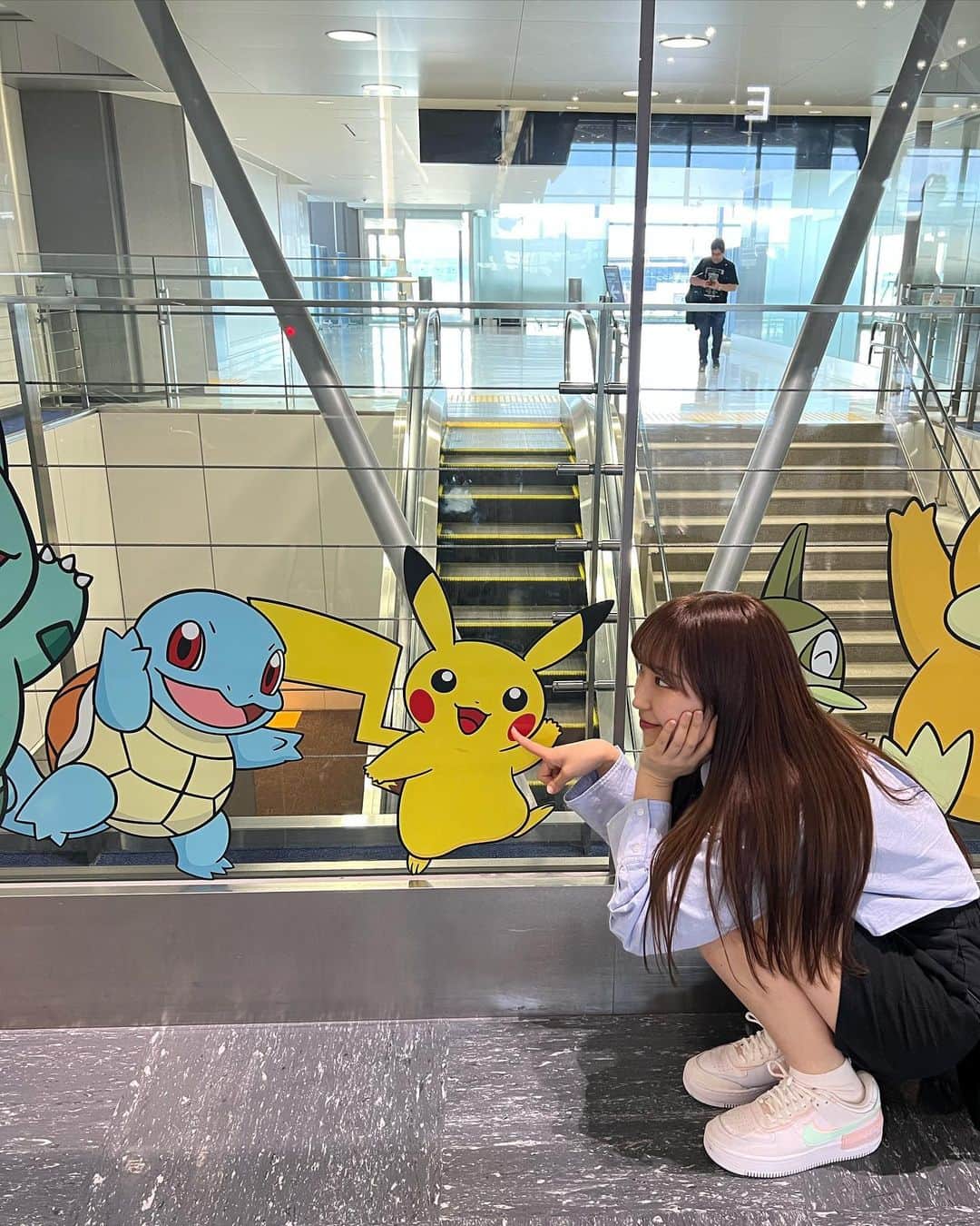 ゆわのインスタグラム：「.  ポケモンちゃんたちいた」