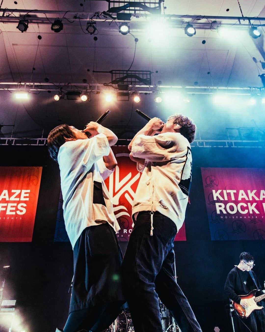 AG（エイジ）のインスタグラム：「KITAKAZE ROCK FES. 2023 📷 by @nekoze_photo  #NOISEMAKER #kitakaze  #kitakazerockfes」