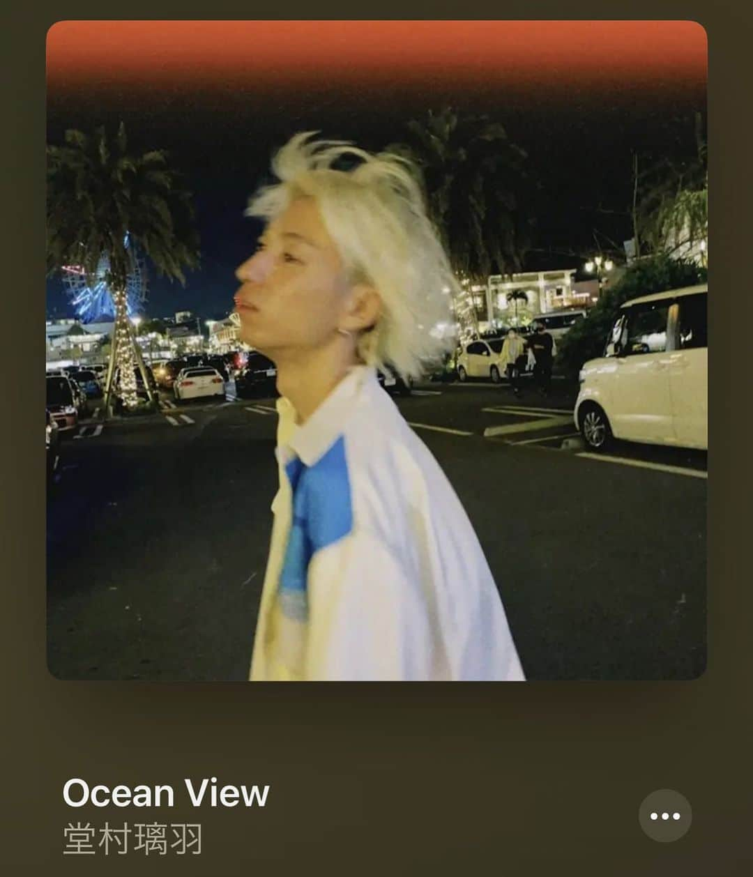 堂村璃羽さんのインスタグラム写真 - (堂村璃羽Instagram)「Single “ocean view ”より  —-  沖縄旅行が楽しすぎて旅先で作った1曲。  好きな人や好きな友達との日常を送る方へ届いてほしい，そんな歌です。 大切にしたい1日というのは誰にでも訪れますが、その日が終わればまた日常へ帰ります。ディズニーを楽しむ日とかまさにそれですよね。 楽しい記憶は時間が溶かしていく。 その時の最高の記憶は時と共に滲んでいき 具体的な楽しさを忘れてしまったり、 いつかの記憶に塗り替えられてしまう。  だからこそその日常を忘れないような歌です。 今という愛を守って， 過去の誰かへ向けた愛だけをたらふく持っていっていいよ  そんな2番の歌詞が僕は気に入ってます  “どんなに濃く刻まれた記憶も、時間という純水が馴染ませる。僕らはそれに逆らうように、今日を今日のままでいれるように。 日常の中身を何度も切り取り心の中に貼り付けた。あの日をもう一度クリ返せるように、あの日の君を忘れないように。 これから先も幸せにするよ。でもあの日の幸せはあの日しかない。儚く散ってく想いはきっと少しの愛を運んでくだろう。 ケチでガキな僕だからごめんね。 この愛はどこにも散らさないぜ。 古き僕のどこかの誰かへと向けた愛だけをたらふく運べよ”」5月24日 20時15分 - dboy0112